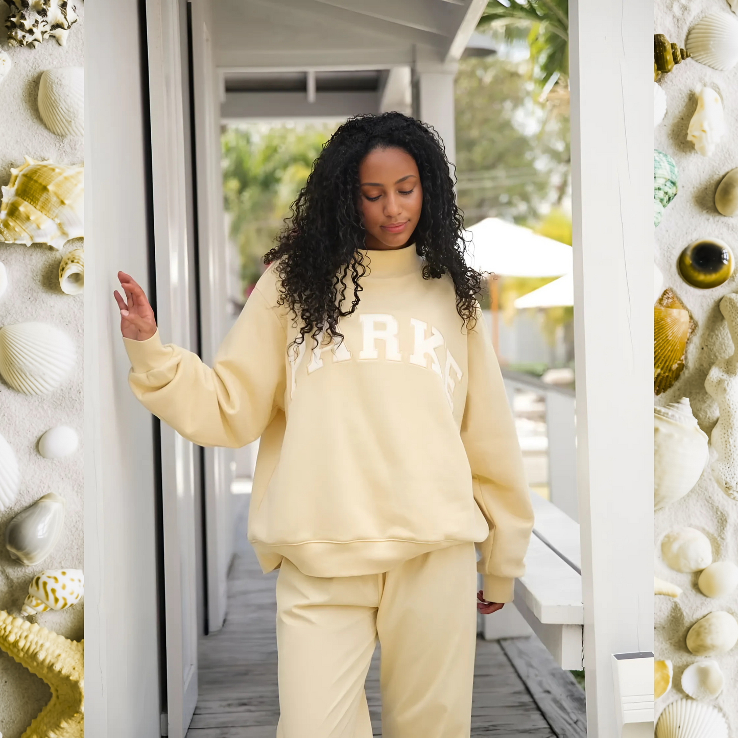 Sunkissed Varsity Crewneck