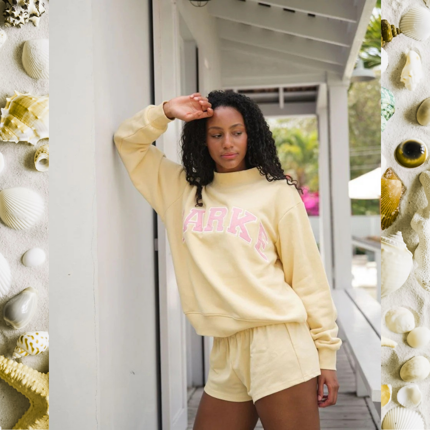 Sunkissed Varsity Crewneck
