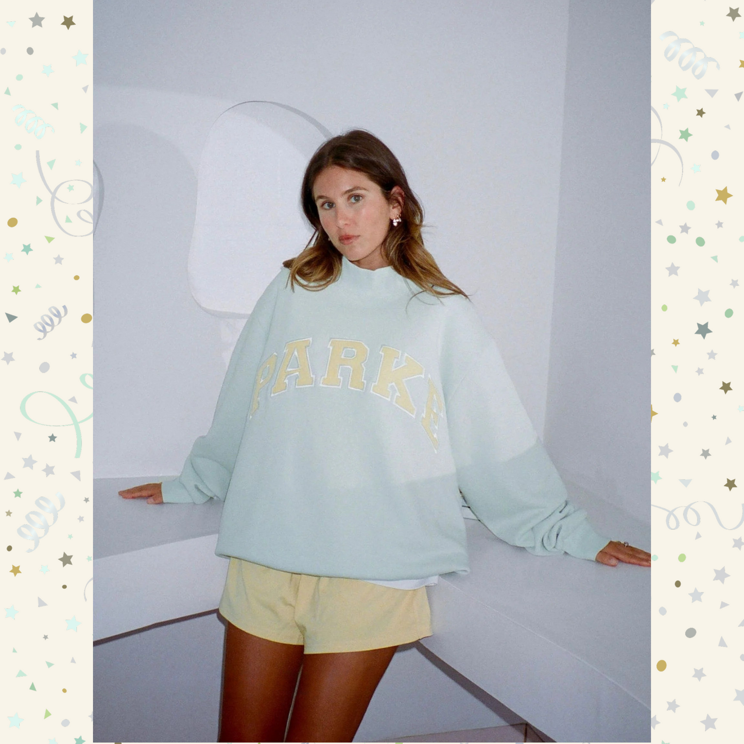 Sunkissed Varsity Crewneck